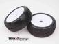 Preview: TPRO 1/8 Offroad MEGABLOCK Racing Tire Pre-Mounted (WH)