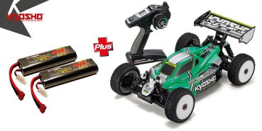 COMBO Kyosho Inferno MP10e RS  4WD + 2x Pink Performance PP3-2S4000-D