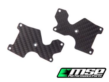 Querlenkereinsätze HA 3.0mm (CFRP) MBX8R MUGEN