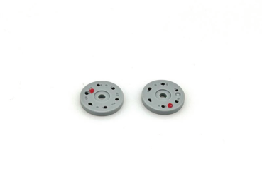 SWORKz 1/8 BBS Precision Plastic Shock Piston(1.4X6Holes)(RD)(2PC)
