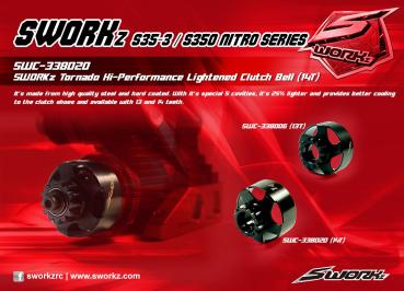 SWORKz Tornado Hi-Performance Lightened Clutch Bell 14T