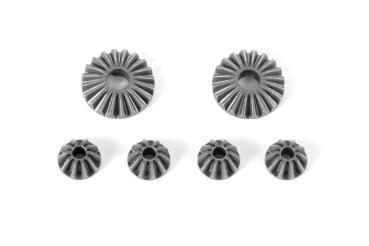 Differenzialzahnräder & Satelliten Zahnräder (2+4), Stahl V2 XRAY