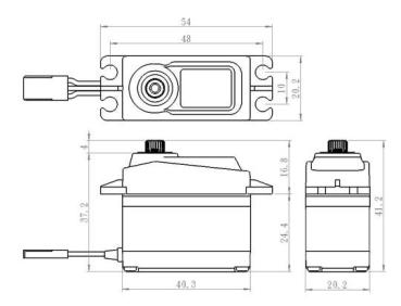 SAVÖX Standard Size Coreless Digital Servo  20kg/0.15s