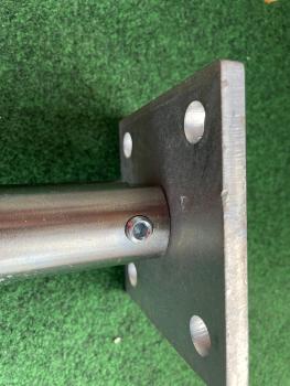 Stützenfuß-Set Pfostenträger W1 Zink-Nickel
