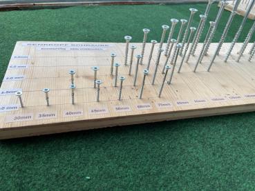 Spanplattenschrauben 6,0mm Torx, verzinkt