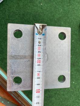 Stützenfuß-Set Pfostenträger W1 Zink-Nickel