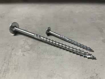 Holzbauschrauben Tellerkopf 6mm Torx, verzinkt
