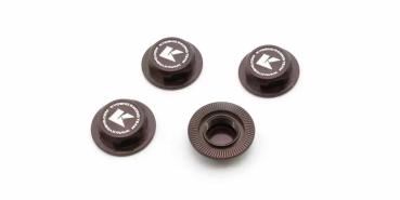Gezahnte geschlossene Radmutter Kyosho Inferno 1:8 (4) Gun Metal