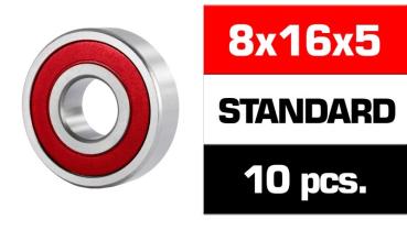 Ultimate 8x16x5 "HS" 2RS Kugellager 10 Stück