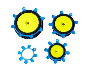 RC-Project Tire Gluing Rubber Bands Cyan