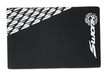 SWORKz Pro Racer Pit Mat Large (Black) 900x600mm