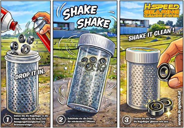 NEU Bearing Cleaning System (50 ml) H-SPEED