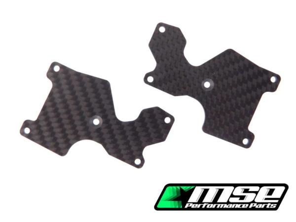 Querlenkereinsätze HA 3.0mm (CFRP) MBX8R MUGEN