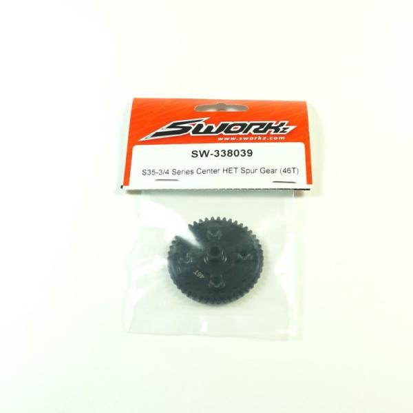SWORKz HET Center HET Spur Gear (46T) - Hauptzahnrad