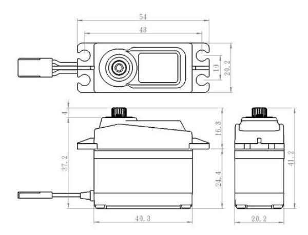 SAVÖX Standard Size Coreless Digital Servo  20kg/0.15s