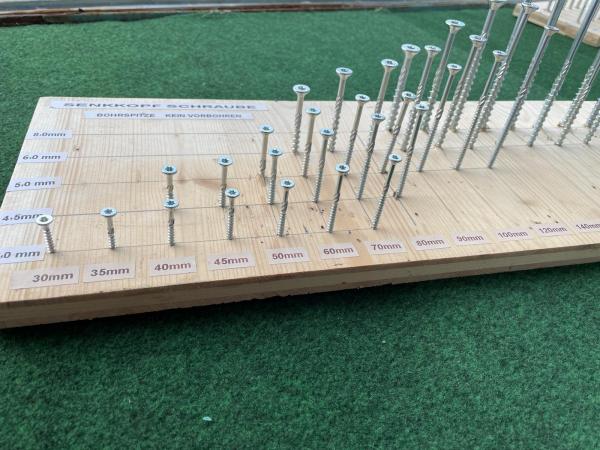 Spanplattenschrauben 6,0mm Torx, verzinkt