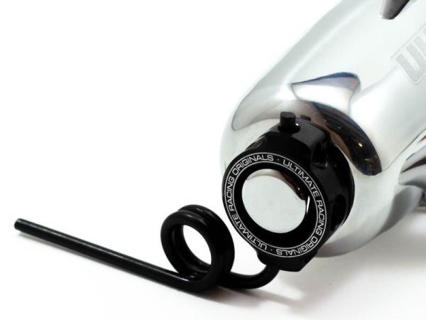 Ultimate RC Auspuff-Resorohr-Feder mit schwarzem Aluminiumring & Lasergravur UR1761-N