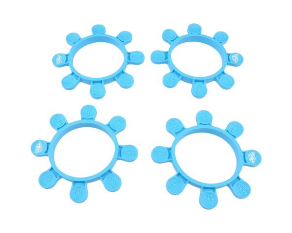 RC-Project Tire Gluing Rubber Bands Cyan