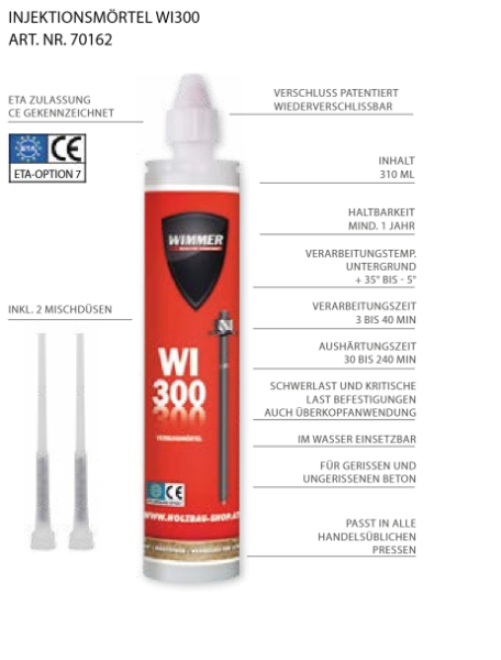 WI300 Injektionsmörtel