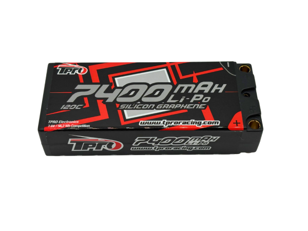 TPRO Electronics HV LIPO Competition 7,6V 7400mAh 120C 5mm Mid-Shorty