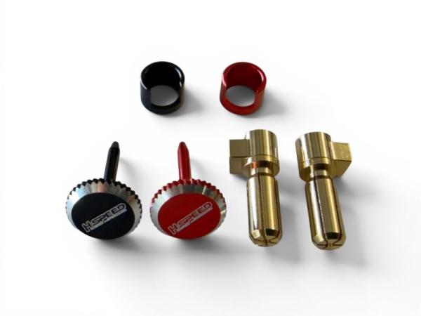 Stecker 5mm mit Griffstück klemmbar H-SPEED