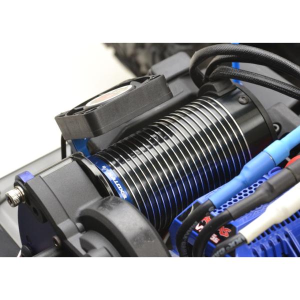 Exotek 1/8 Exotek Fan Mount V2-blue