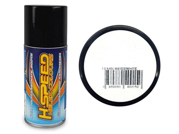 Lexan Spray weiß/white 150ml H-SPEED nP126