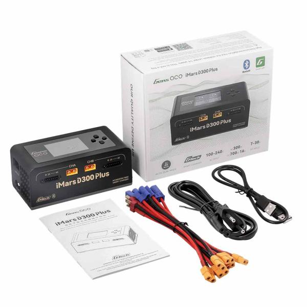 GensAce Ladegeraet iMars D300 PLUS Dual Channel (EU) Schwarz