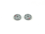 SWORKz 1/8 BBS Precision Plastic Shock Piston(1.4X6Holes)(RD)(2PC)
