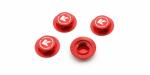 Gezahnte geschlossene Radmutter Kyosho Inferno 1:8 (4) Rot