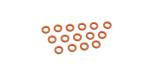 O-Ring P6 Orange Kyosho (15)