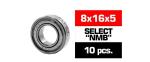 Ultimate 8x16x5 Selektiert NMB Kugellager 10 Stück
